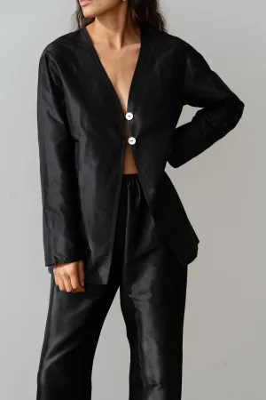 The Taffeta Split Top