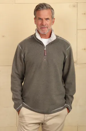True Grit Melange Fleece Pullover