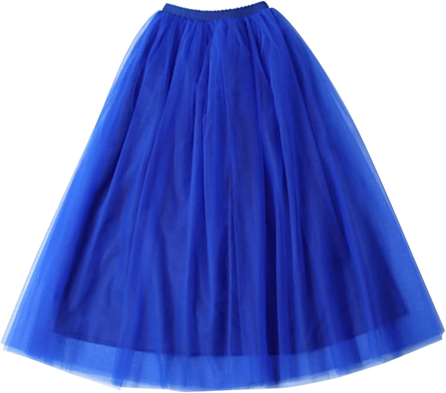 Tulle Tutu Skirt for Women Womens Long Tutu Skirts Pleated Princess Midi Skirts Adult Tutu Dancing Party Evening
