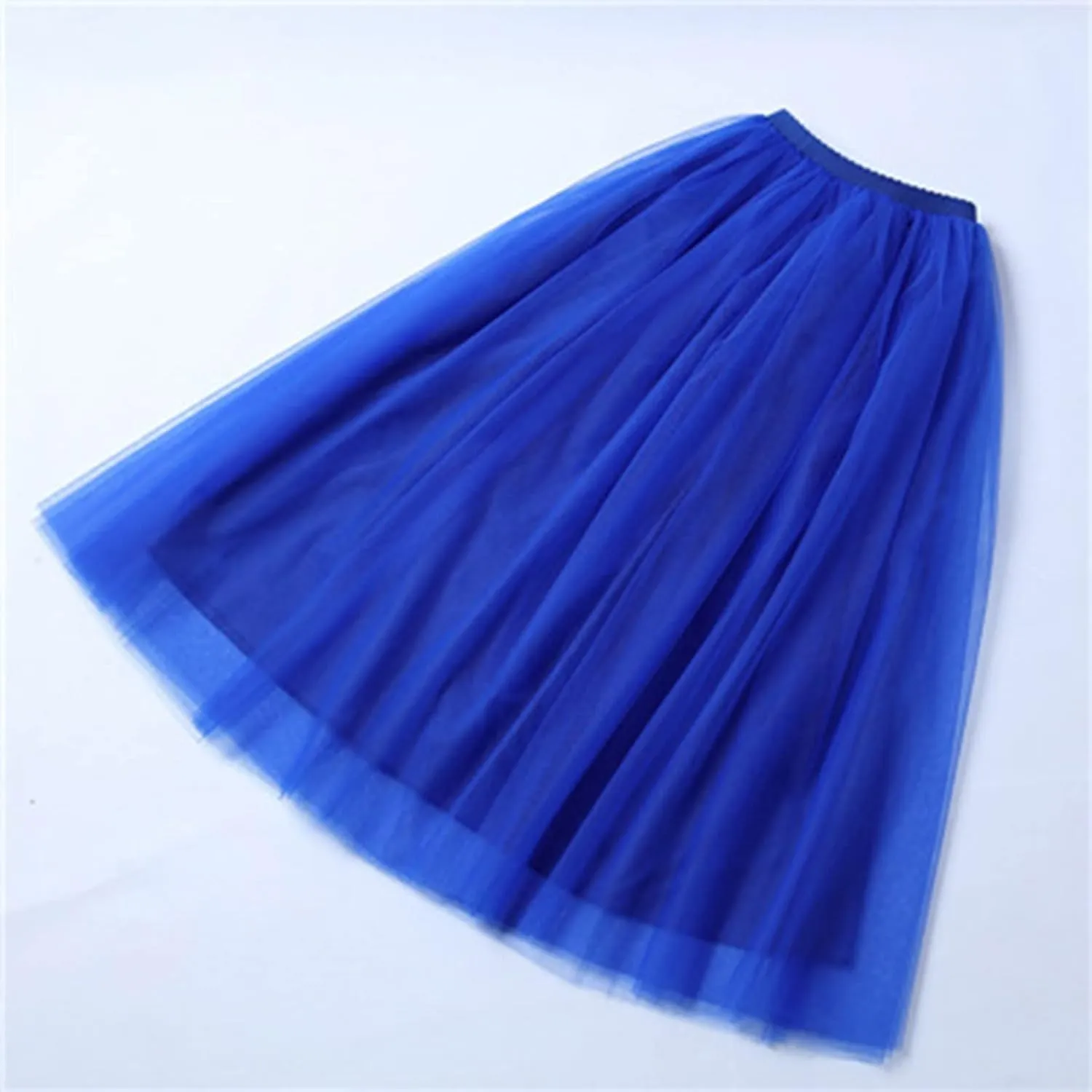 Tulle Tutu Skirt for Women Womens Long Tutu Skirts Pleated Princess Midi Skirts Adult Tutu Dancing Party Evening