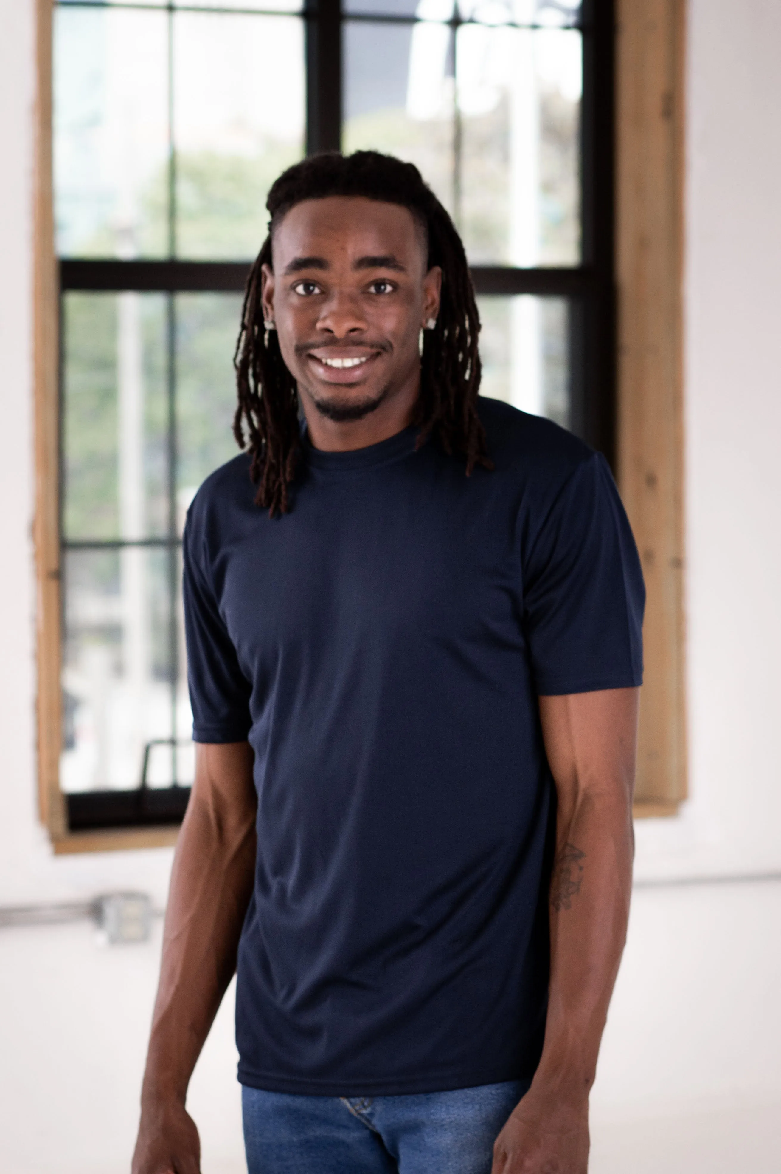 Unisex Polyester Short Sleeve Tee