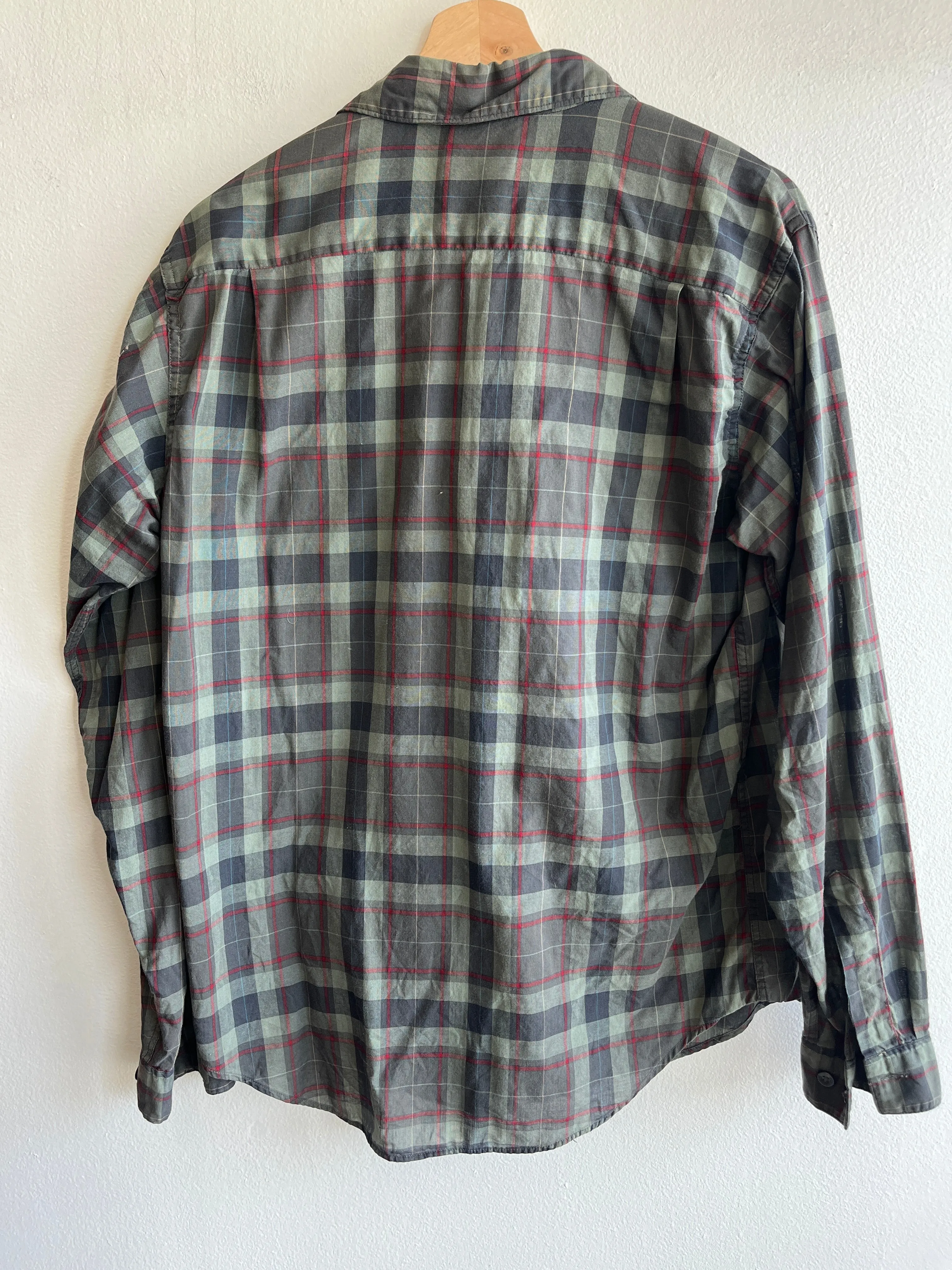 Vintage 1950/60s Casuals Long Sleeve Loop Collar Button-Up Shirt