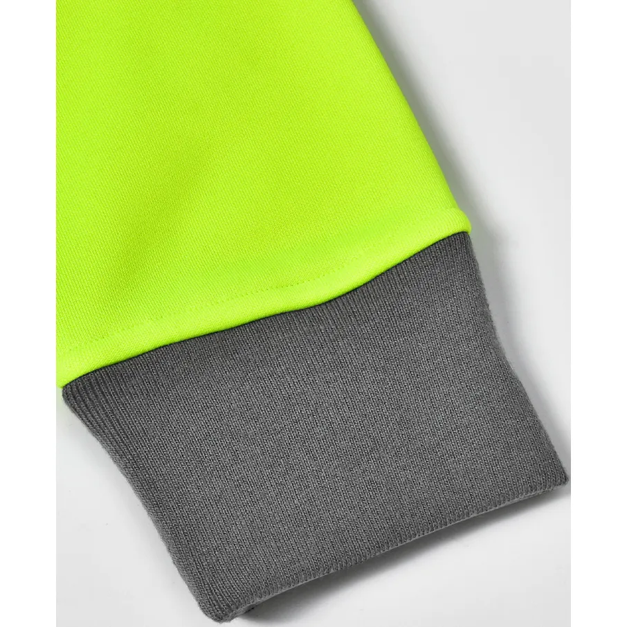 Winning Spirit Unisex Hi Vis 1/4 Zip Premium Fleece Hoodie (SW78)